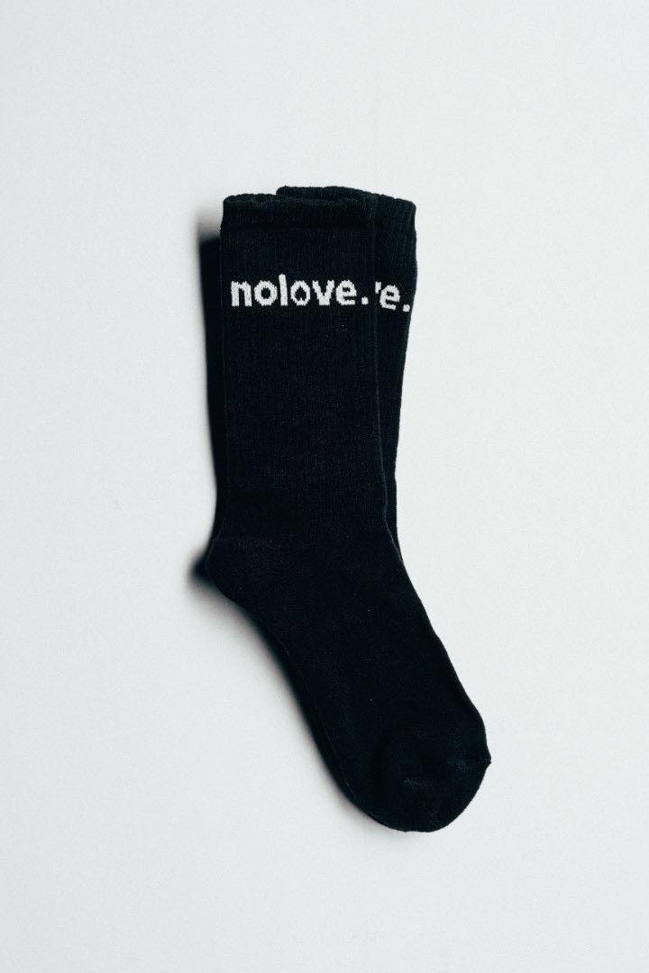 No Love Sock Black Classic